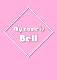 Name Bell Ver. Pink Style (English)