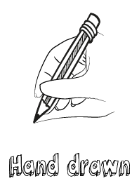 Hand drawn!