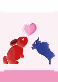 ekst Red (Rabbit) Love Blue (Cow)