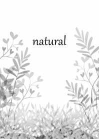 Monochrome plant space.