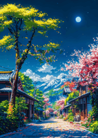 Beautiful nature trees flower  nov.1