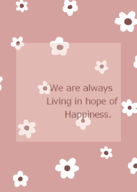 flower pattern / dryrose beige