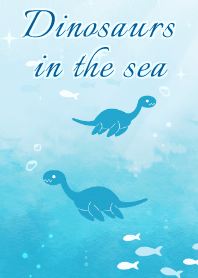 ไดโนเสาร์ 002 (สีฟ้าทะเล)