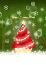 Roses Christmas tree (green) *