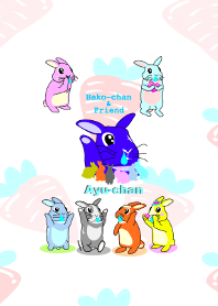 Hako-chan and friend Kisekae (Ayu-chan)