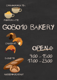 GOBO10 Bakery + milk tea [os]