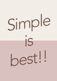 Simple is best(move pink&beige)