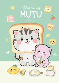 แมวอ้วนมู่ทู่ : กู้ดมอร์นิ่งกรีนมิ้นต์