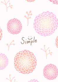 Round flower fluffy4 from Japan