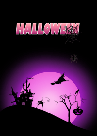 Halloween day at night scene