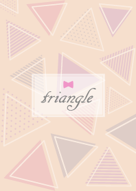 Triangle Ribbon'Orange'