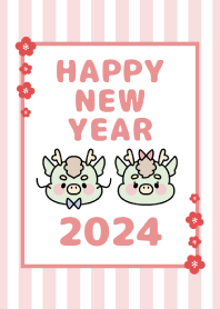 祝賀新年　黃道十二宮 龙 -2024- 124