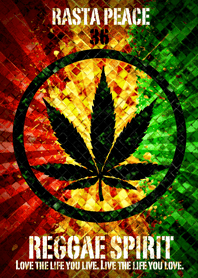 Rasta peace reggae spirit 5 Lucky 36