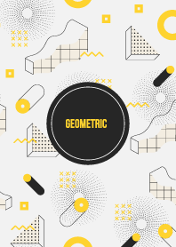 Geometric Perspective Sunglow Orange