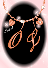 【O&L】イニシャル運気UP!ピンクゴールド