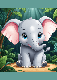 Cute Thai elephant v.2 (JP)