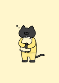Pajamas black cat 03