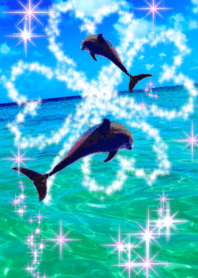 lucky Clover dolphin Sea pink