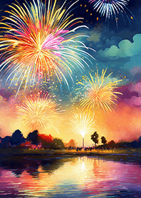 Beautiful Fireworks Theme#269