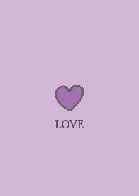 love heart Theme Happy purple