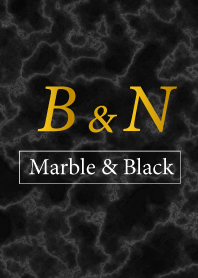 B&N-Marble&Black-Initial