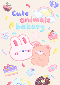 สัตว์น่ารักกับเค้กกุ๊กกิ๊ก