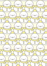 黄色雪だるま（スノーマン）の着せかえ5