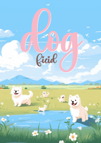 little cute dog in adorable view