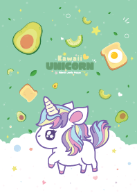 Unicorn Avocado Fruit Cutie Lovely
