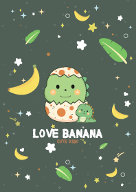 Dino Love Banana Sweet