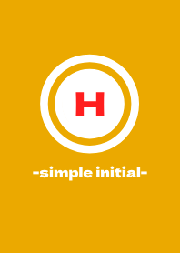 simple initial-H- THEME 75