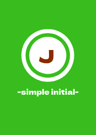 simple initial-J- THEME 30