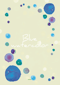 Green : Blue watercolor