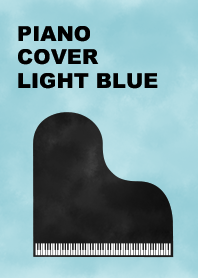 PIANO COVER LIGHT BLUE.