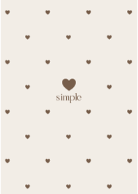 Tiny Heart (D) -  Brown 11