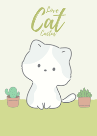 Love Cat & Cactus