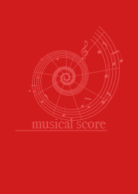 musicalscore Rouge