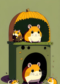 Halloween Hamster 4F0c1B