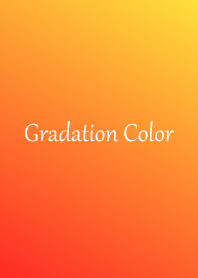 Gradation Color *Orange 6*