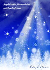 Angel's ladder and Diamond dust