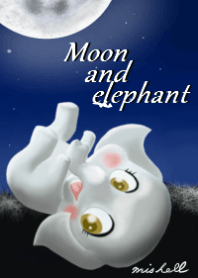 Moon and elephant