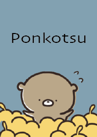 Beige Blue : Bear Ponkotsu4-2