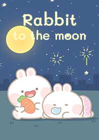Rabbit to the moon!
