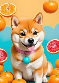 Smiling dog Shiba Inu VqLcE