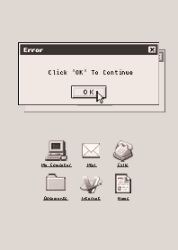 Old Computer (Brown+)  - P Beige Ver.i