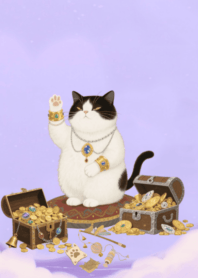 Lucky Cat:Blessing Edition purple