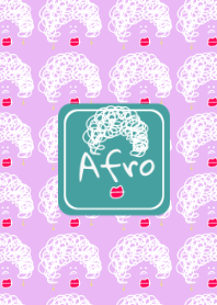 Curly Afro Hair PINK