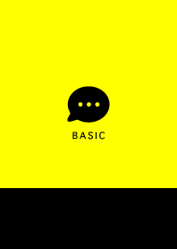 Simple&Basic ネオンイエロー&ブラック
