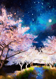 美しい夜桜の着せかえ#2828