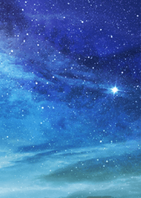 mysterious starry sky